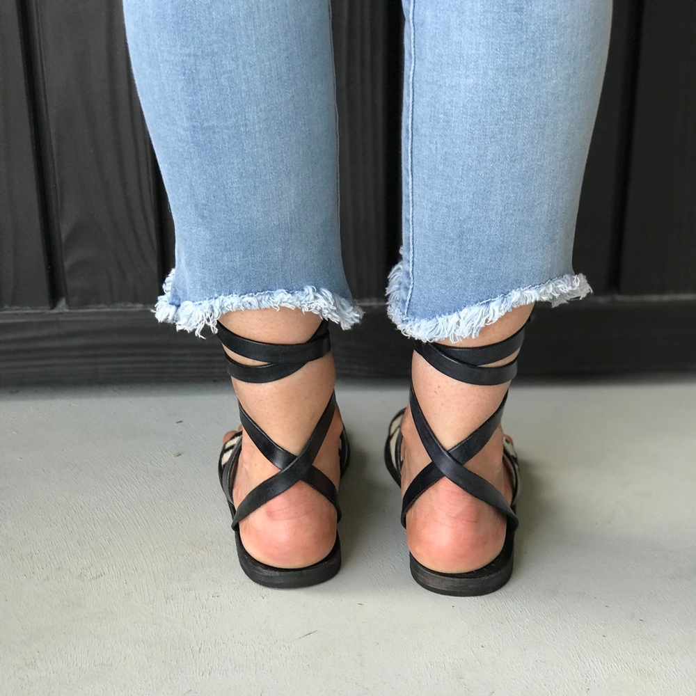 Freebird Leather Gladiator Boho Chic Sandal - Picture 7 of 7